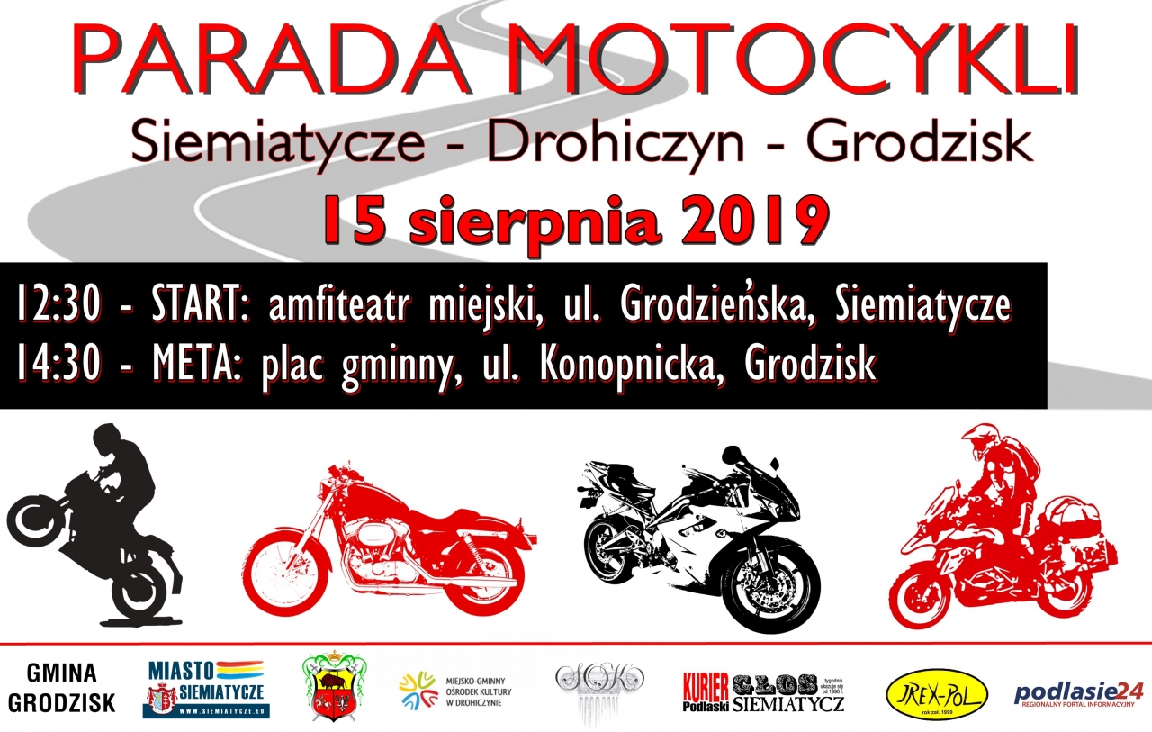 Parada Motocykli 2019 Plakat