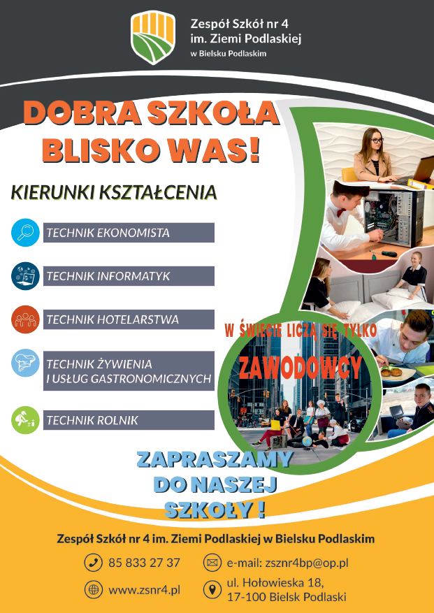 oferta ksztalcenia na rok 2020-2021 plakat