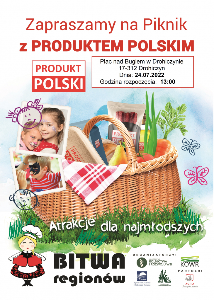 piknik z produktem polskim plakat